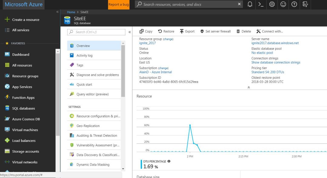 azure sql database